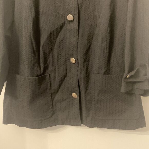 Lane Bryant Blazer Jacket Women's Plus Size 26 3/4 Sleeves Black - Picture 3 of 10